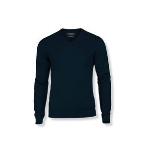 Nimbus Mens Ashbury Knitted V Neck Sweater / Navy